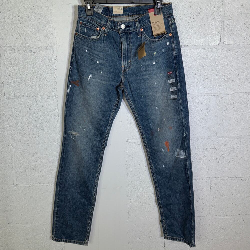 Levi's Men's 511 Slim-Fit Stretch Eco Ease Jeans - Leafy Seadragon Dx 31X32 $70